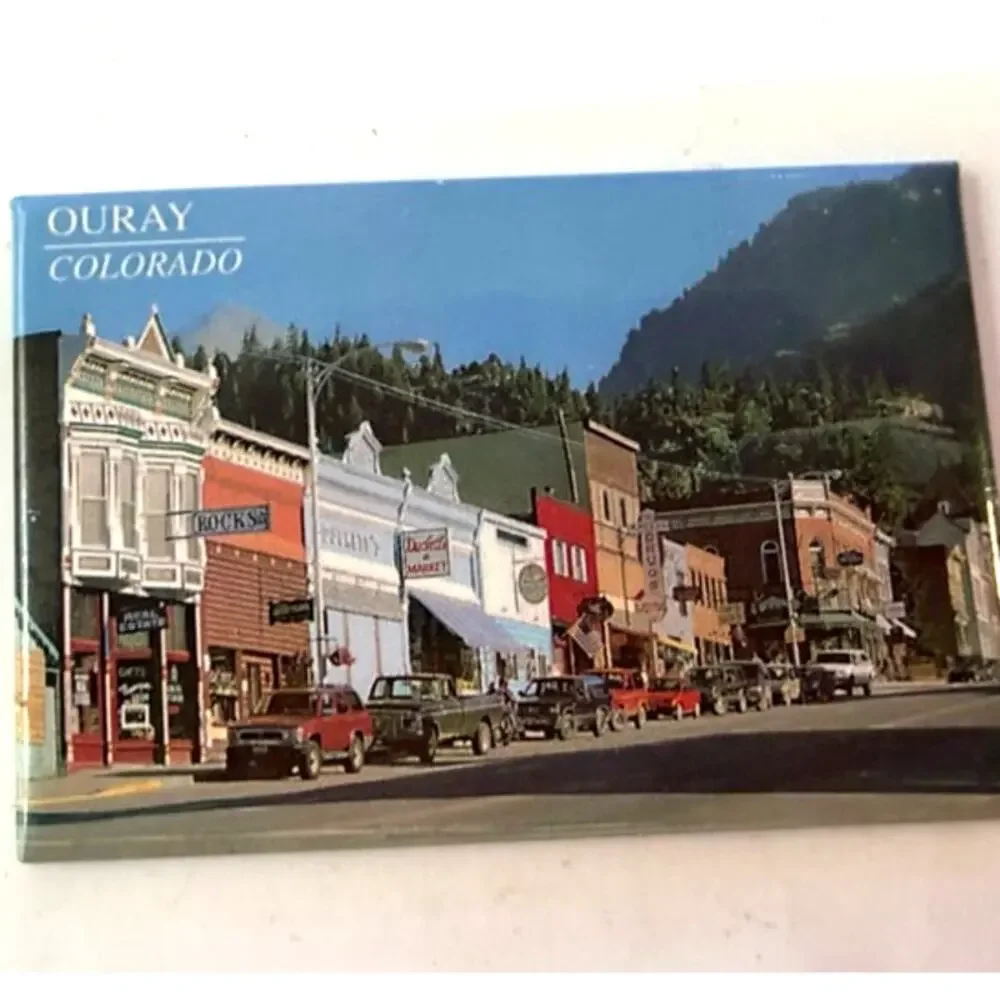 Ouray Colorado Main Street Photo Magnet Victorian Downtown 3
